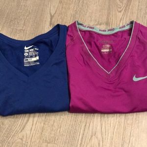 BUNDLE**2 Nike athletic shirts